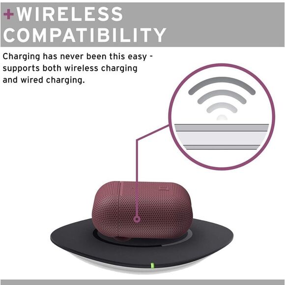 NWT U by UAG Silicone Case Shockproof Carabiner Dusty Rose AirPods Gen 1 & 2‎ - Picture 7 of 11